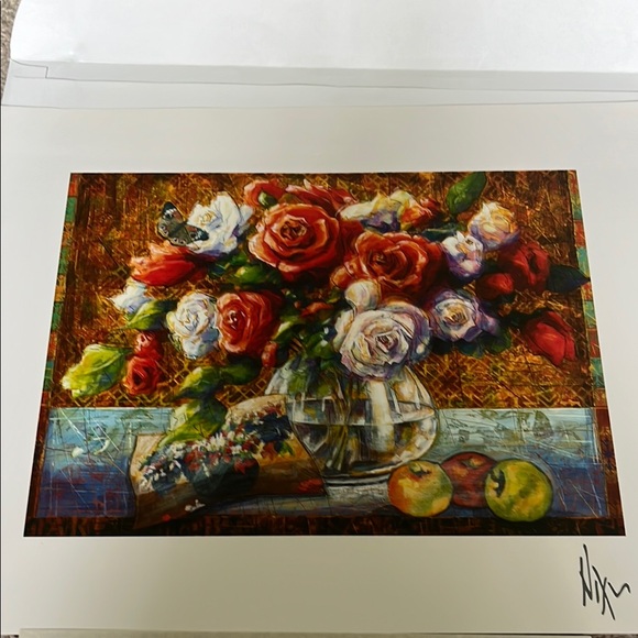 Flower Study-Gaugin by Peter Nixon - Picture 1 of 3